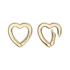 2 шт. 925 кольца-пружинки из стерлингового серебра&nbsp;STER-PH0004-10