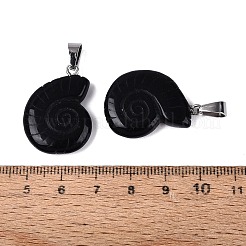 Pendentifs en obsidienne naturelle&nbsp;G-Q601-45A