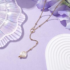 Ожерелья с подвеской в форме самородков из АБС-пластика NJEW-JN04952