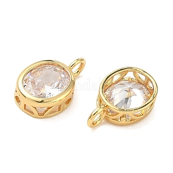 Ciondoli in ottone con pavé di zirconi chiari&nbsp;CU-CBA42CA-04B-G