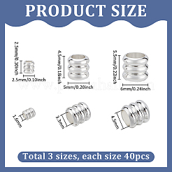 120шт 3 стиля латунные бусины&nbsp;KK-PH0013-62