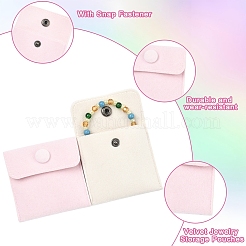 6 шт. двухцветных бархатных мешочков для хранения ювелирных изделий&nbsp;TP-YW0001-08