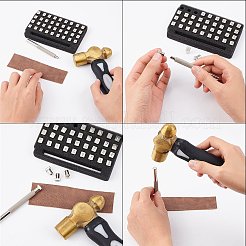 Набор инструментов для штамповки изделий из кожи TOOL-WH0119-67