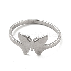 Не тускнеющие 201 классические 201 перстни из нержавеющей стали для женщин&nbsp;RJEW-G278-36P