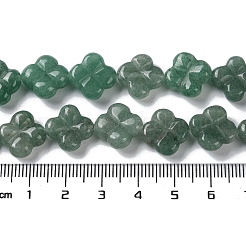 Естественный зеленый авантюрин бисер нитей G-M418-D06-01