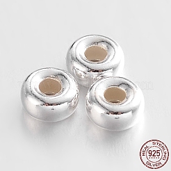 Rondelle 925 perline distanziatrici in argento sterling&nbsp;STER-N013-01B