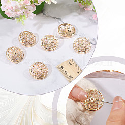 30 шт. кнопки из сплава с 1 отверстиями BUTT-CA0001-33