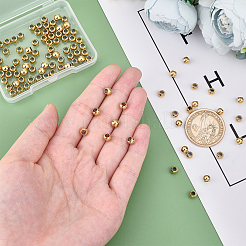 100 шт. ионное покрытие (ip) 202 нержавеющая сталь рондель разделительные бусины&nbsp;STAS-UN0030-76