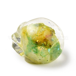 Perle di teschio di fluorite naturale&nbsp;G-P490-02D