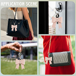 Porte-clés en cuir pu&nbsp;KEYC-WH20816-001P-C