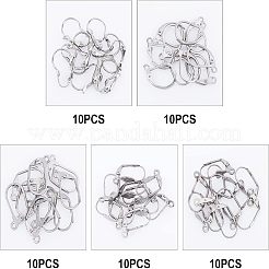 Фурнитура для сережек-гвоздиков из нержавеющей стали 304 STAS-UN0004-53P