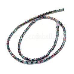 Гальванические нити из синтетических немагнитных гематитовых бусин G-I360-C03-07