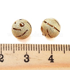 Текстура латунные бусины&nbsp;KK-S379-02G-F