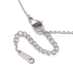 2 Uds. Collares con colgante de cristal de cuarzo y larvikita natural de luna creciente de 2 estilos&nbsp;NJEW-JN04642