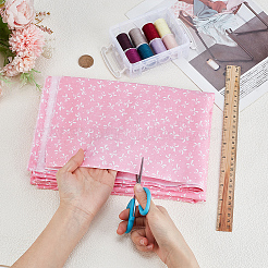 Tissu en coton à motif de nœud papillon&nbsp;DIY-WH0504-973A