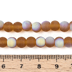 Perles de verre dépoli transparent&nbsp;LS-GLAA-T032-T6mm-MBB23