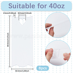 8 шт. акриловые термотрансферные большие подвески FIND-SP0003-09A