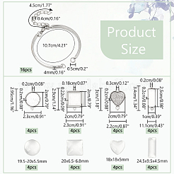 Набор для самостоятельного изготовления браслета из сплава в форме сердца DIY-NB0010-63