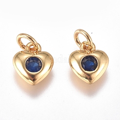 Латунные микро проложить кубического циркония подвески&nbsp;ZIRC-G168-58G