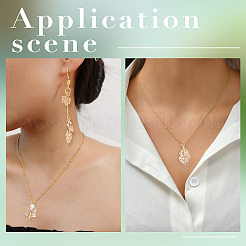 Набор для самостоятельного изготовления украшений в форме листа KK-AR0003-82