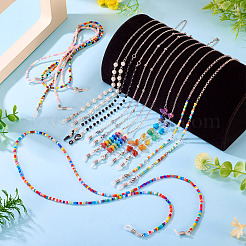 9шт 9 стиля цепочки для очков AJEW-TA0002-46