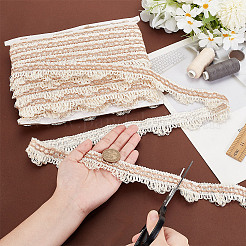 15м бисер пайетки полиэстер кисточки ленты OCOR-WH0082-282