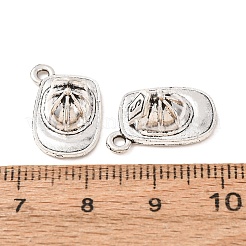 Tibetischer stil Aluminium Anhänger & Charms&nbsp;AL-CBA5212-09AS