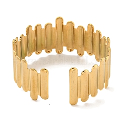 Ионное покрытие (ip) увеличенные браслеты-манжеты из нержавеющей стали 304 для женщин BJEW-P331-04G