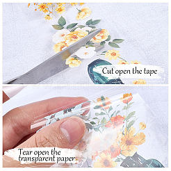 Узор из цветов для домашних животных самодельный альбом декоративные клейкие ленты&nbsp;DIY-WH20011-96E