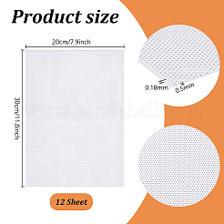 Листы холста сетки пвх FIND-WH0199-45B-02