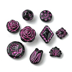 9 стиль непрозрачных акриловых бусин OACR-FS0001-51