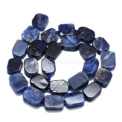 Природный содалит бисер нитей G-K245-J15-01