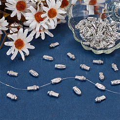 100шт 2 стиля бусины из сплава в тибетском стиле&nbsp;TIBEB-HY0001-17