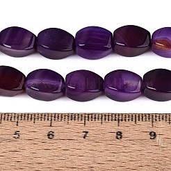 Chapelets de perles d'agate naturelle&nbsp;G-Q604-02A-08