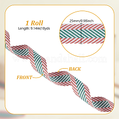 10 Yard Polycotton-Bänder&nbsp;OCOR-WH0070-185B