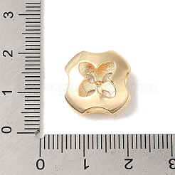 Стеклянные подвески из латуни с покрытием стойки&nbsp;KK-S368-05G