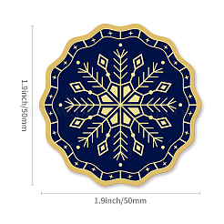 Adesivi in plastica autoadesivi in lamina d'oro goffrata&nbsp;DIY-WH0219-015