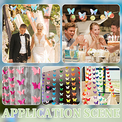 Бумажные бабочки подвесные баннеры&nbsp;FEPA-WH0012-001