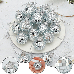 20 Stück Spiegelkugel-Anhänger mit reflektierenden Kugeln&nbsp;AJEW-SP0001-06
