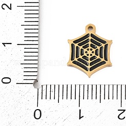 Эмалевые подвески из нержавеющей стали 304 на Хэллоуин&nbsp;LS-FIND-I068-01G-02