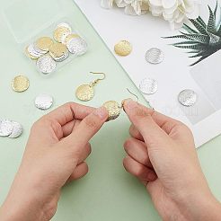 30 шт. 3-цветные подвески из латуни с гальваническим покрытием для защиты окружающей среды&nbsp;KK-FG0001-05