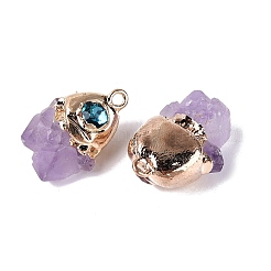 Anhänger aus natürlicher Amethyst-Geode&nbsp;G-N366-01G