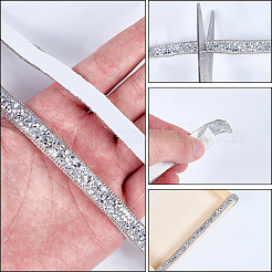 Отделка стразами из смолы и бисером DIY-WH20055-024