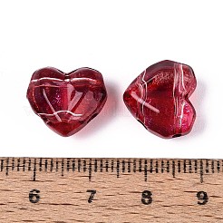 Прозрачные стеклянные бусины GLAA-T028-03B