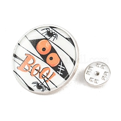 Halloween-bedruckte Anstecknadeln aus Aluminium für Rucksackkleidung&nbsp;AL-CBA1C64-04P