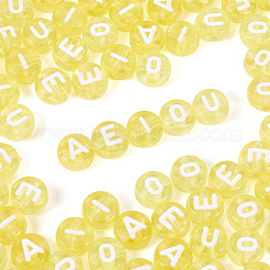 100шт 5 стиля прозрачные акриловые бусины&nbsp;TACR-TA0001-54A