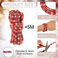 Круглые шнуры из нейлона в этническом стиле длиной 5 м&nbsp;OCOR-TA0003-21A