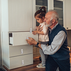 Poignées d'armoire à tiroirs en cuir pu&nbsp;DIY-WH0258-81C
