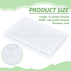 1.5ヤードの綿生地  DIYクラフト  服飾材料  ホワイト  1520x1mm&nbsp;DIY-BC0017-92C