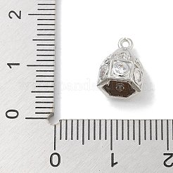 Стойка покрытие латунь микропаве прозрачный кубический цирконий бусины колпачки скобы KK-L224-003P